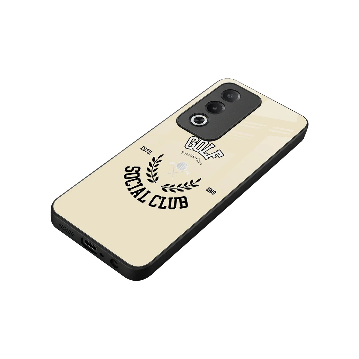 Golf Social Club stylish phone case for oppo a3 pro | glossy glass and slim fit