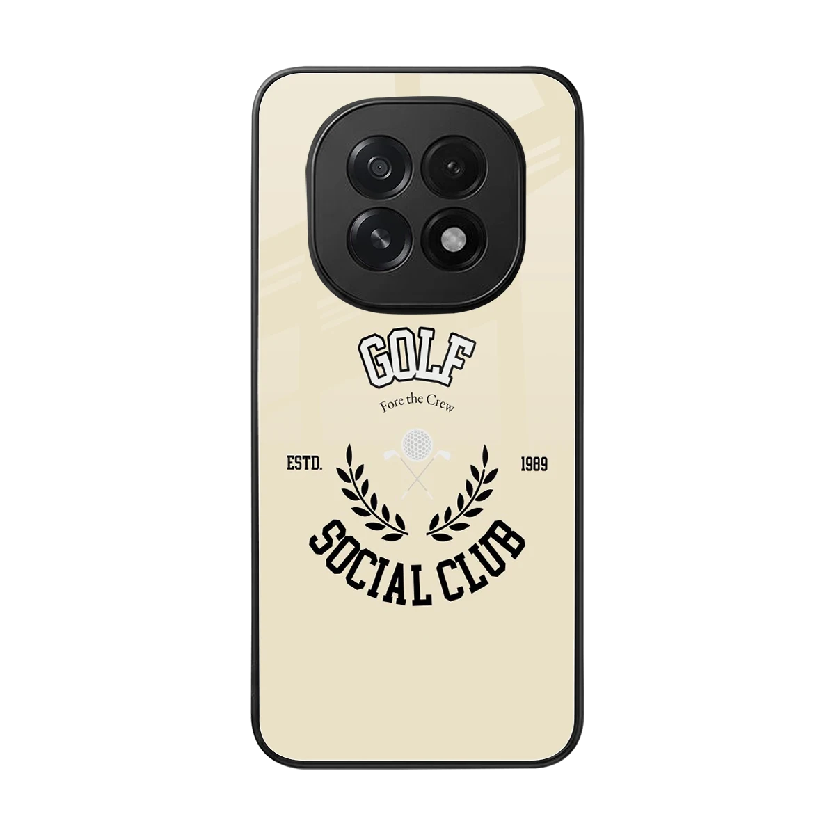 Golf Social Club back phone cover | glass case for oppo f29 5g