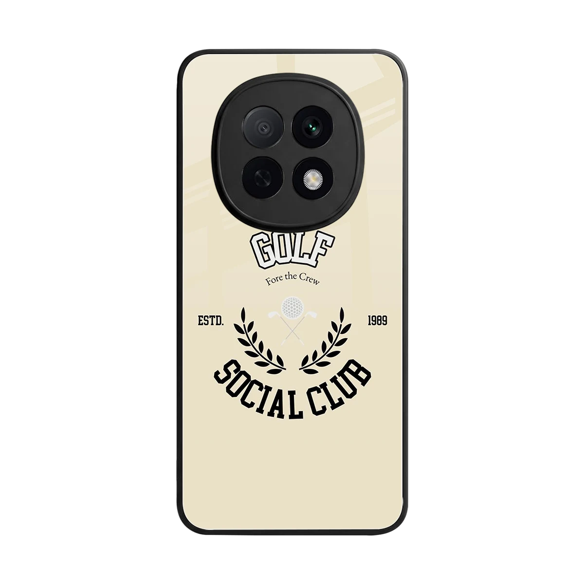 Golf Social Club back phone cover | glass case for oppo f29 pro 5g