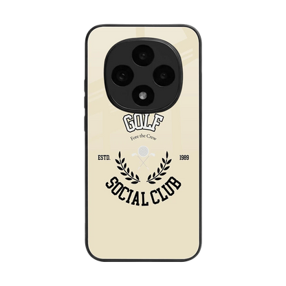 Golf Social Club back phone cover | glass case for oppo f31 pro 5g