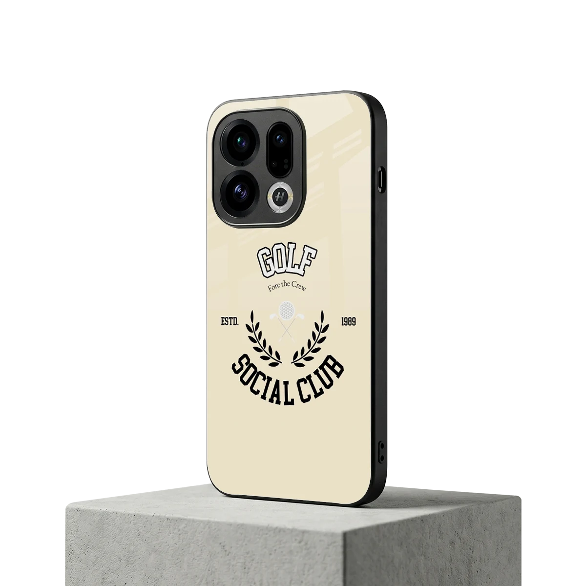 Golf Social Club oppo find x9 mobile cover | shockproof glass phone case