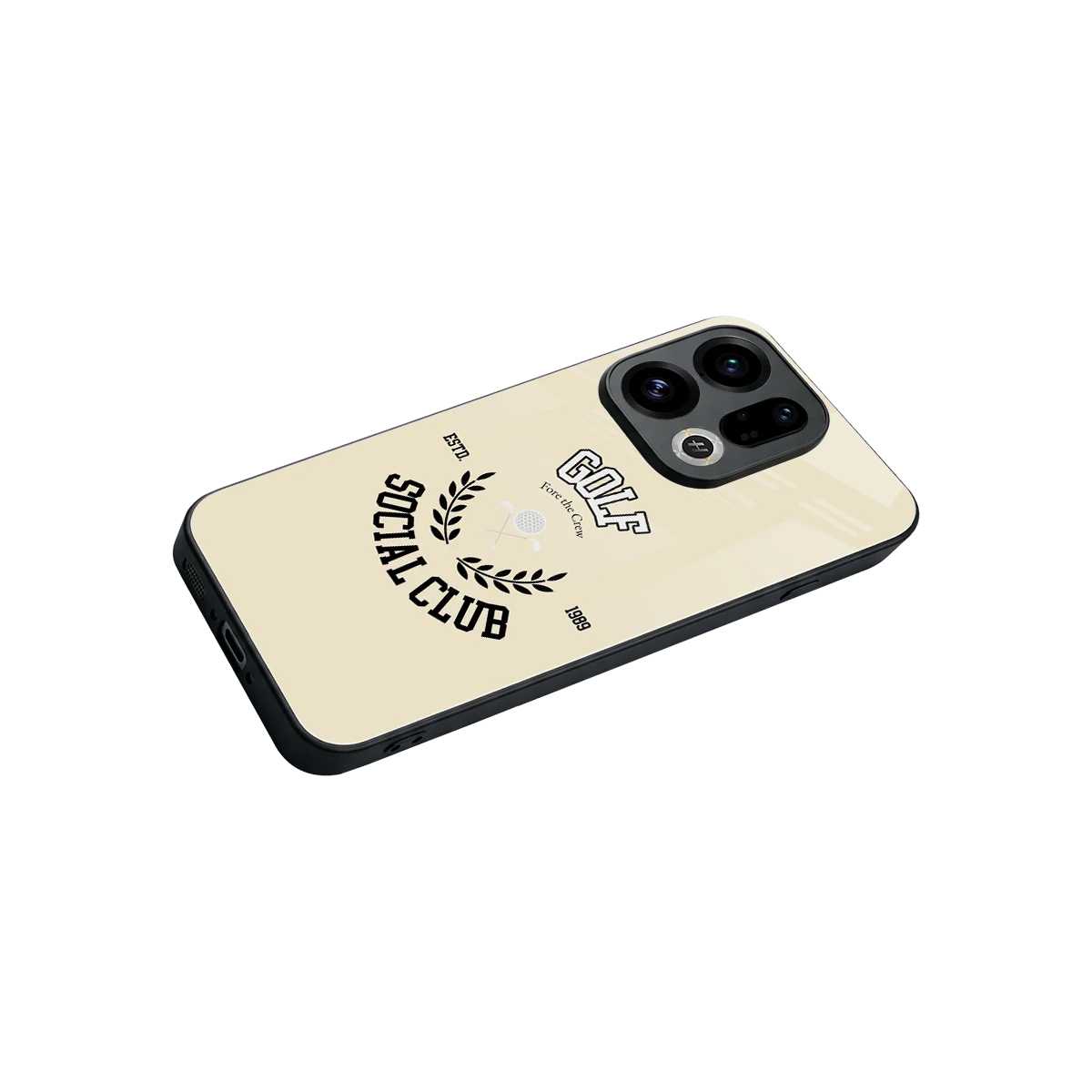 Golf Social Club stylish phone case for oppo find x9 | glossy glass and slim fit