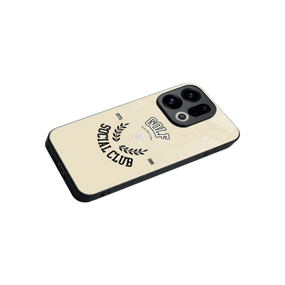 Golf Social Club stylish phone case for oppo find x9 | glossy glass and slim fit