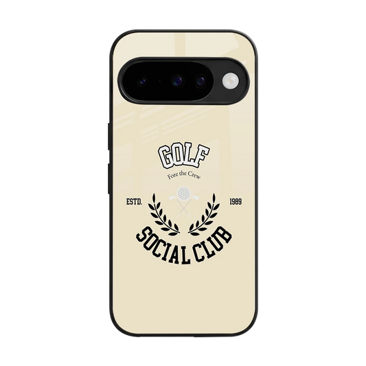 Golf Social Club back phone cover | glass case for google pixel 10