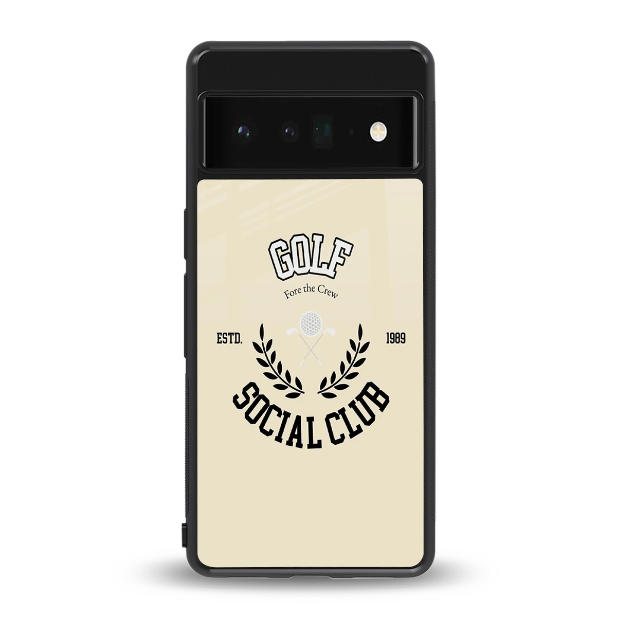 Golf Social Club back phone cover | glass case for google pixel 6 pro
