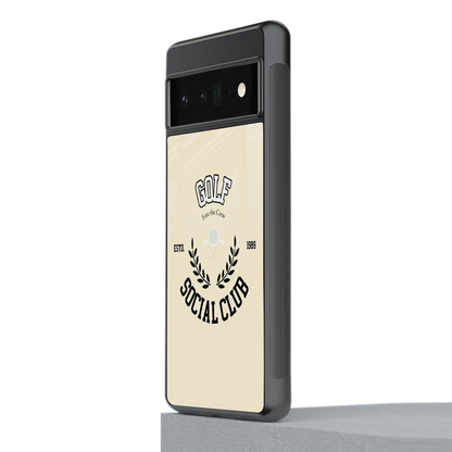 Golf Social Club stylish phone case for google pixel 6 pro | glossy glass and slim fit