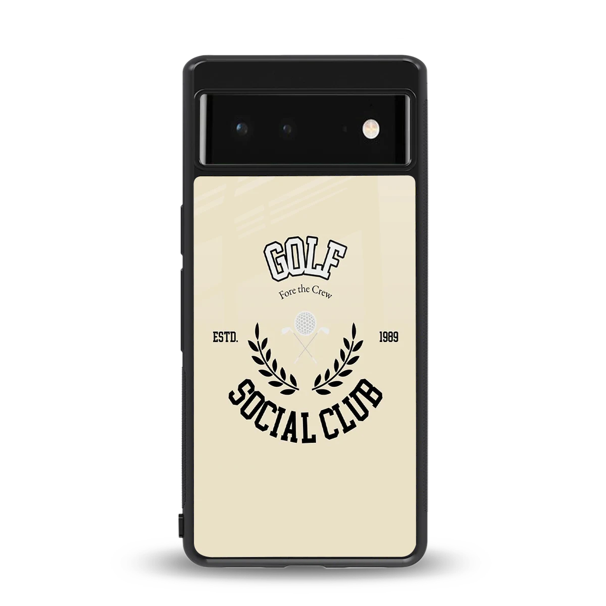 Golf Social Club back phone cover | glass case for google pixel 6