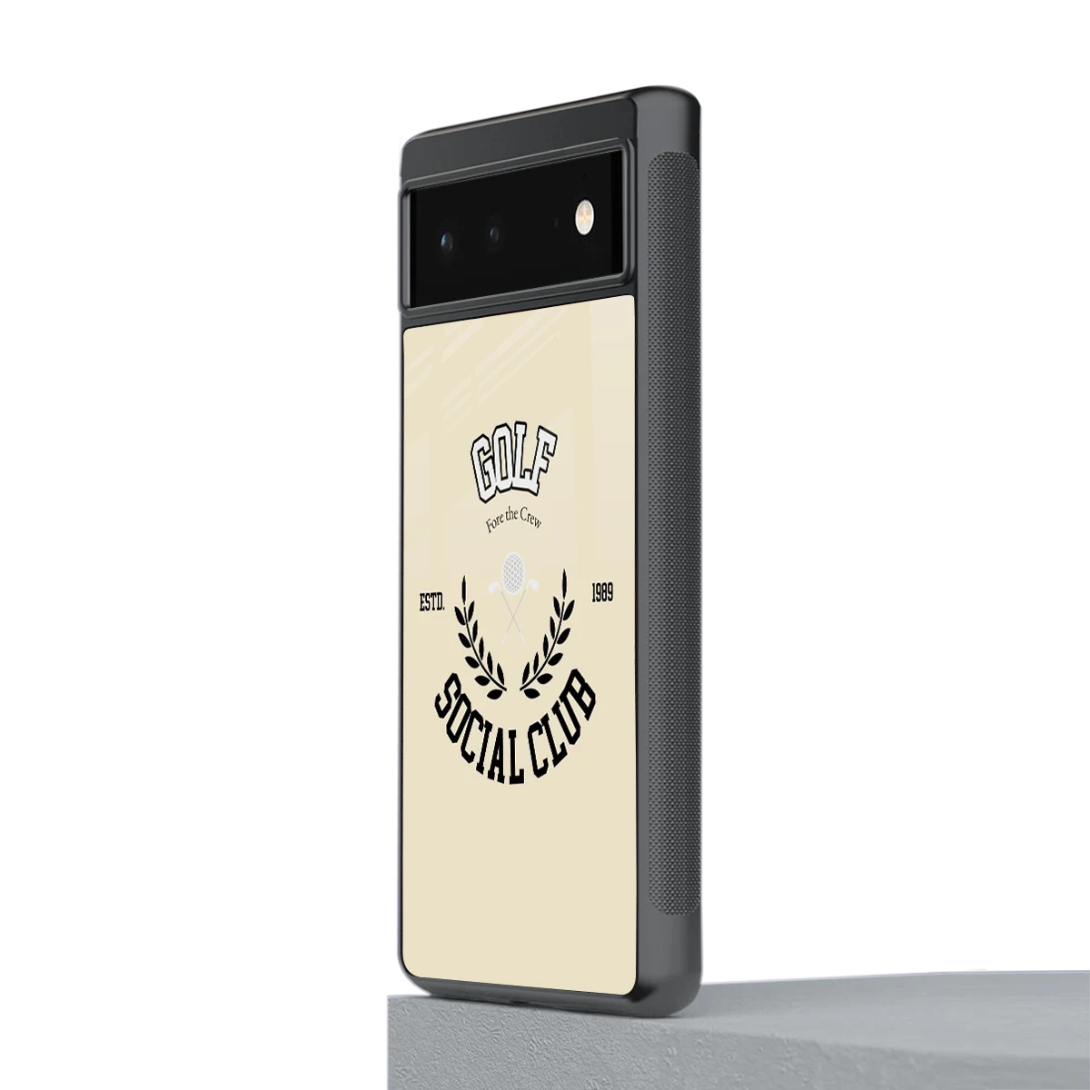 Golf Social Club stylish phone case for google pixel 6a | glossy glass and slim fit