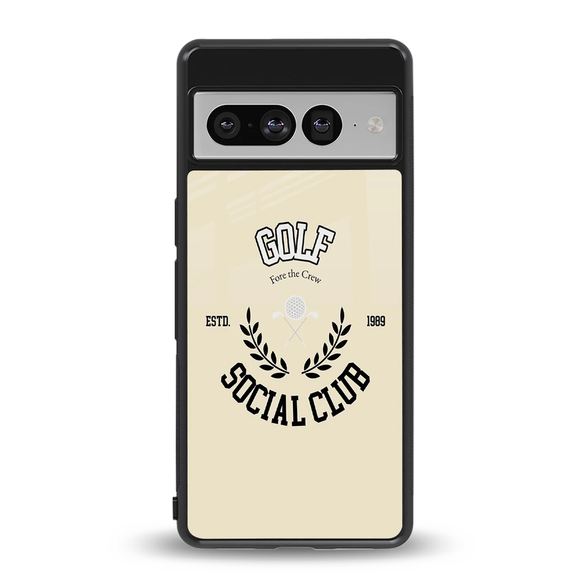 Golf Social Club back phone cover | glass case for google pixel 7 pro