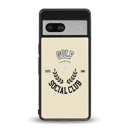 Golf Social Club back phone cover | glass case for google pixel 7