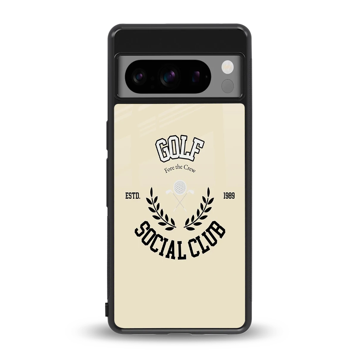 Golf Social Club back phone cover | glass case for google pixel 8 pro