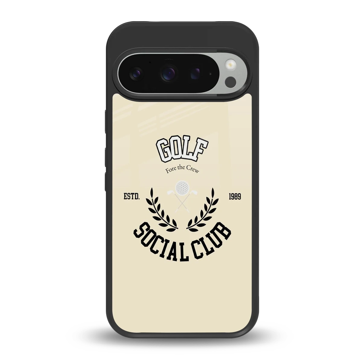 Golf Social Club back phone cover | glass case for google pixel 9 pro xl