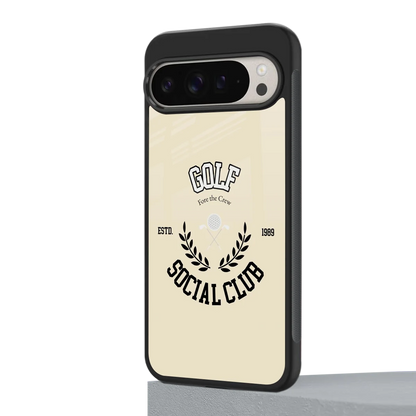 Golf Social Club google pixel 9 pro mobile cover | shockproof glass phone case