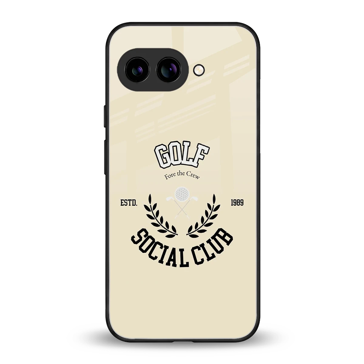 Golf Social Club back phone cover | glass case for google pixel 9a