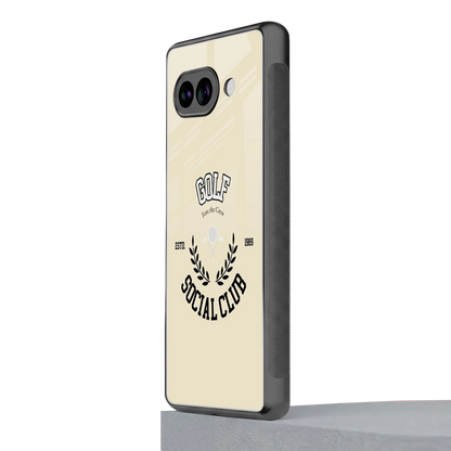 Golf Social Club google pixel 9a mobile cover | shockproof glass phone case