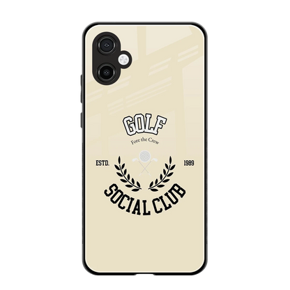 Golf Social Club back phone cover | glass case for samsung galaxy a06 5g