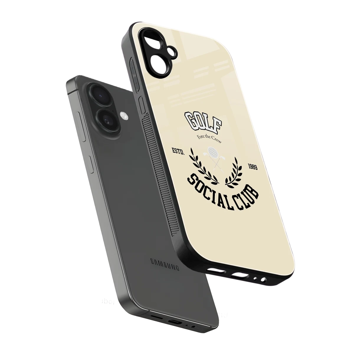 Golf Social Club sleek samsung galaxy a06 5g cover with tempered glass back and TPU edges