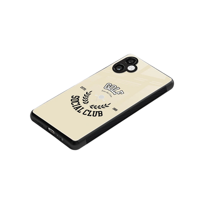 Golf Social Club stylish phone case for samsung galaxy a06 5g | glossy glass and slim fit