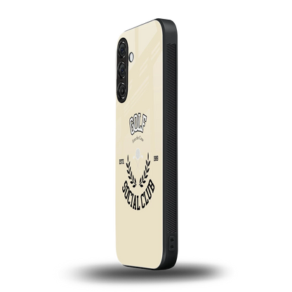 Golf Social Club samsung galaxy m36 5g mobile cover | shockproof glass phone case