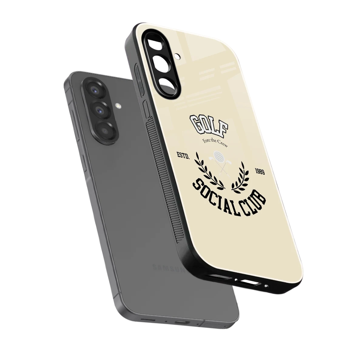 Golf Social Club sleek samsung galaxy a36 5g cover with tempered glass back and TPU edges