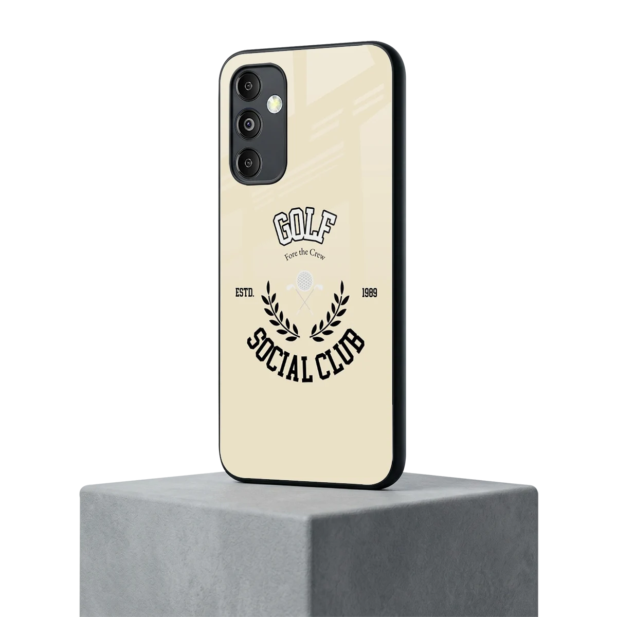 Golf Social Club samsung galaxy m14 5g mobile cover | shockproof glass phone case
