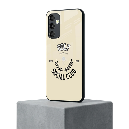 Golf Social Club samsung galaxy m14 5g mobile cover | shockproof glass phone case