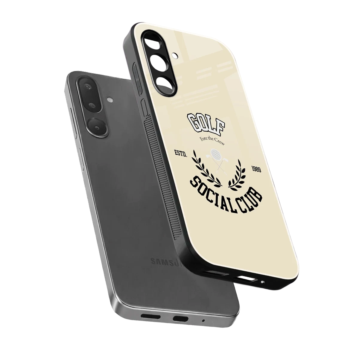 Golf Social Club sleek samsung galaxy m36 5g cover with tempered glass back and TPU edges