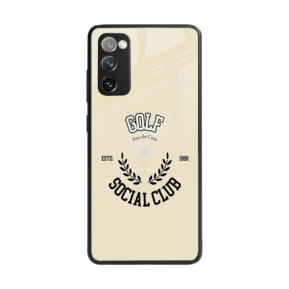 Golf Social Club back phone cover | glass case for samsung galaxy s20 fe