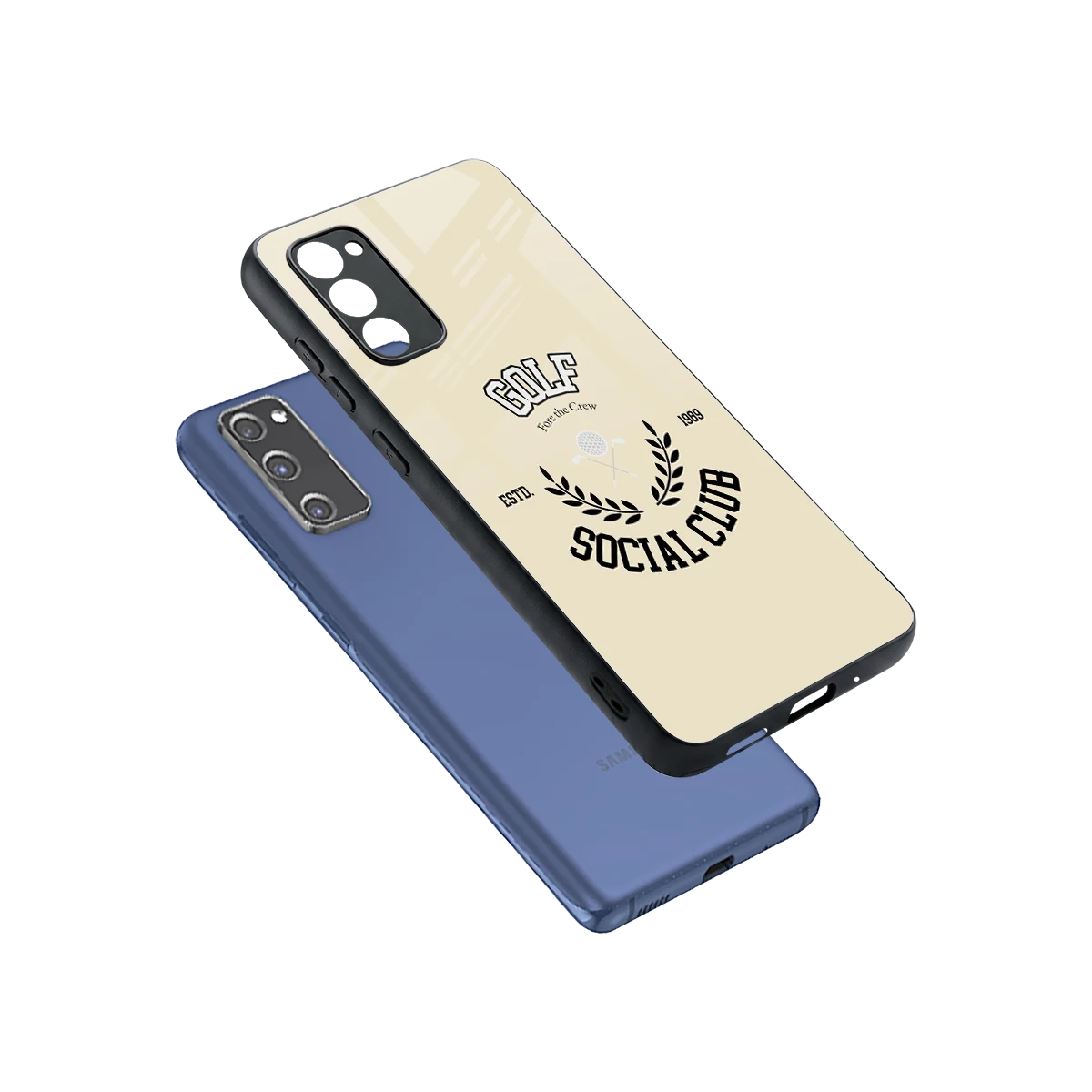 Golf Social Club sleek samsung galaxy s20 fe cover with tempered glass back and TPU edges