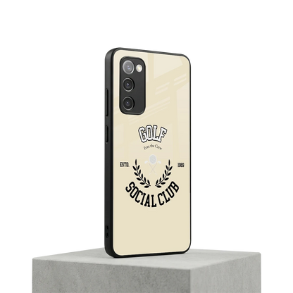 Golf Social Club samsung galaxy s20 fe mobile cover | shockproof glass phone case