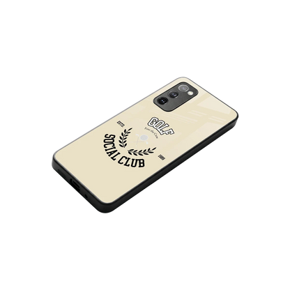 Golf Social Club stylish phone case for samsung galaxy s20 fe | glossy glass and slim fit