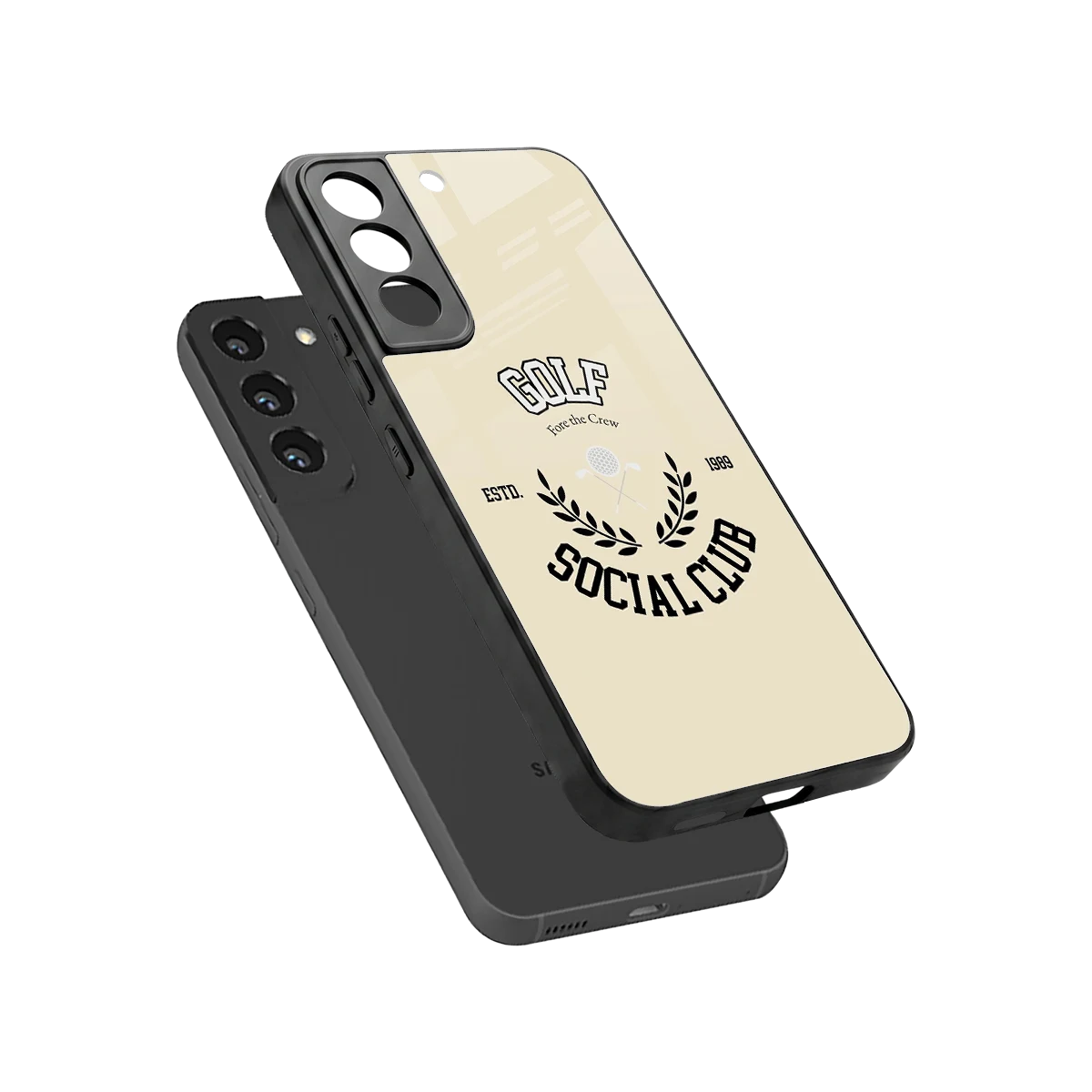 Golf Social Club sleek samsung galaxy s22 cover with tempered glass back and TPU edges