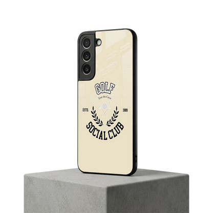 Golf Social Club samsung galaxy s22 mobile cover | shockproof glass phone case