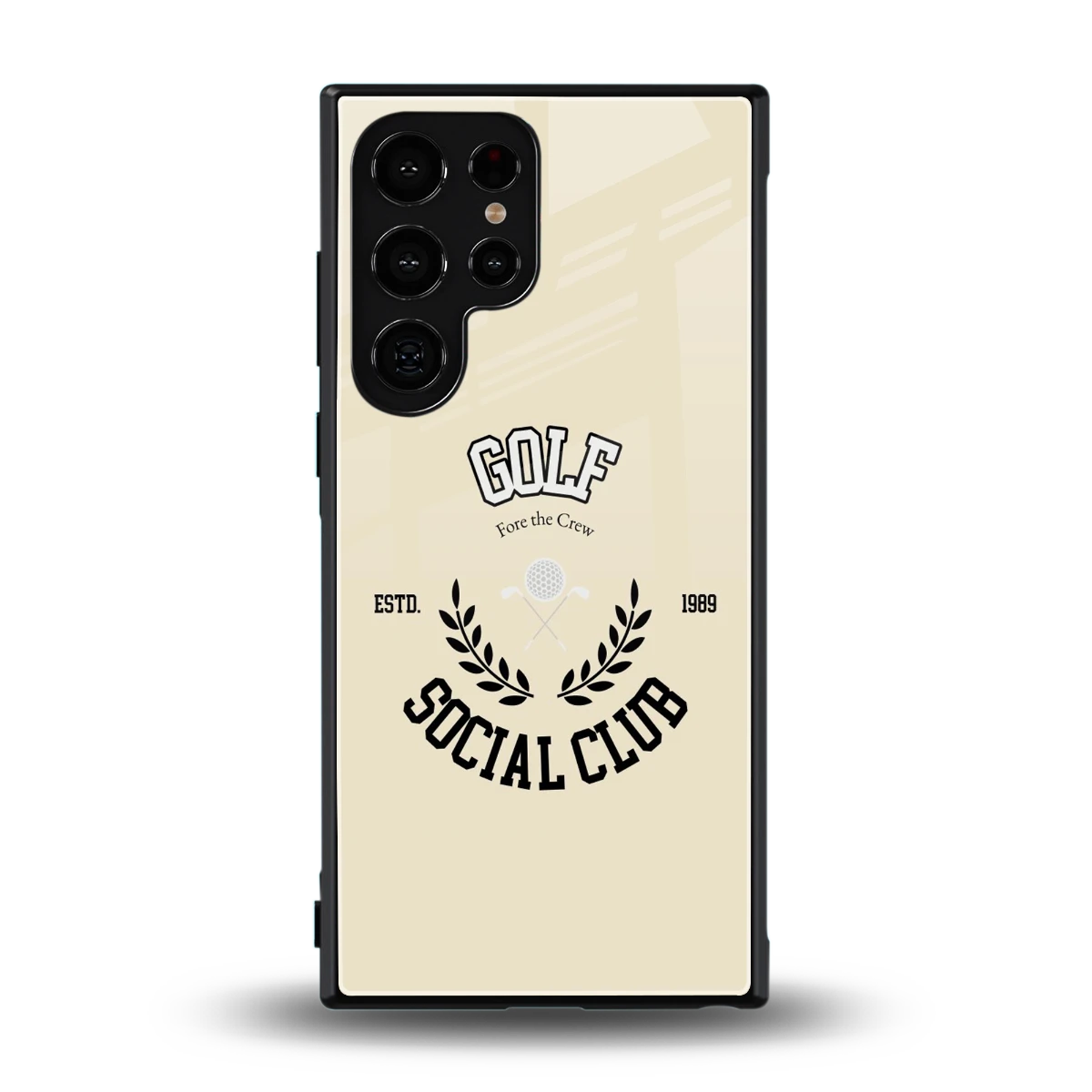 Golf Social Club back phone cover | glass case for samsung galaxy s23 ultra