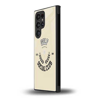 Golf Social Club samsung galaxy s23 ultra mobile cover | shockproof glass phone case