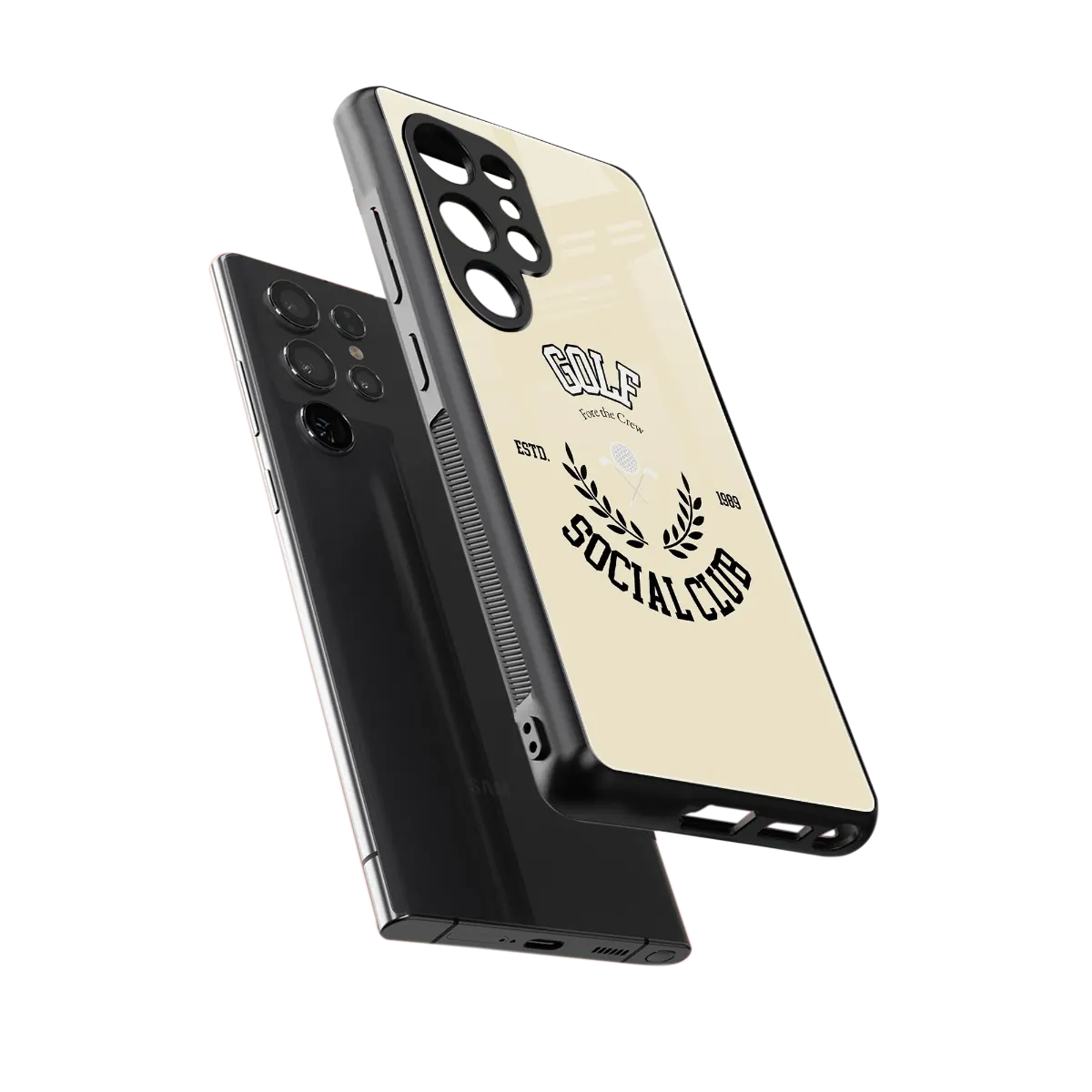 Golf Social Club sleek samsung galaxy s26 ultra cover with tempered glass back and TPU edges