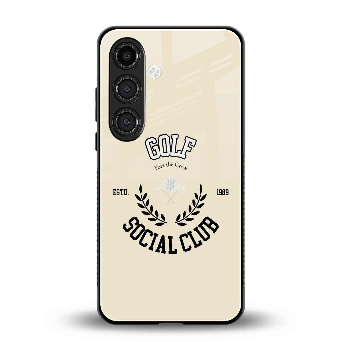Golf Social Club back phone cover | glass case for samsung galaxy s23 fe