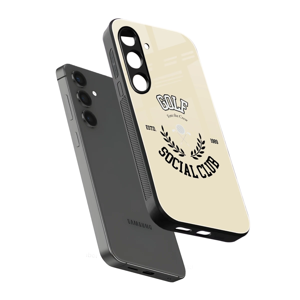 Golf Social Club sleek samsung galaxy s24 cover with tempered glass back and TPU edges