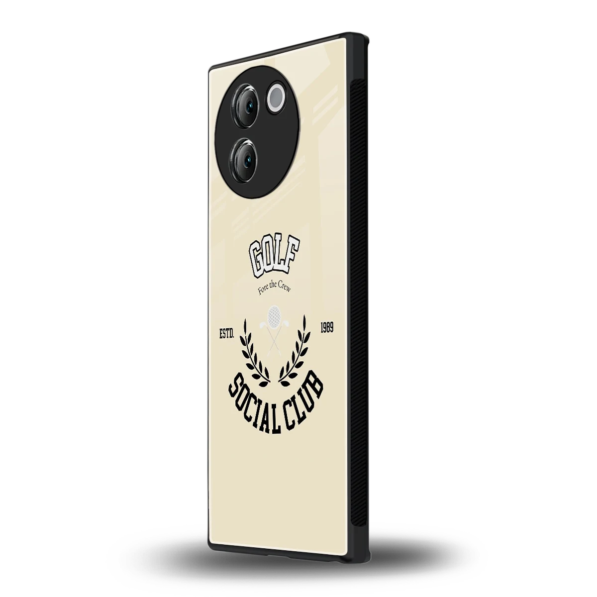 Golf Social Club vivo v30e mobile cover | shockproof glass phone case