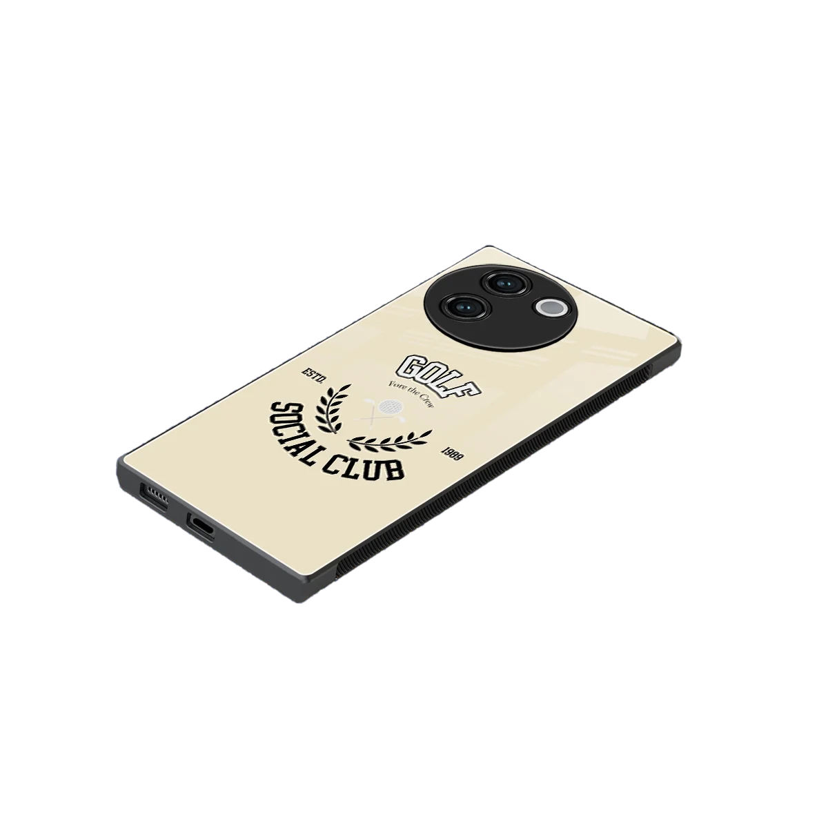 Golf Social Club stylish phone case for vivo v30e | glossy glass and slim fit