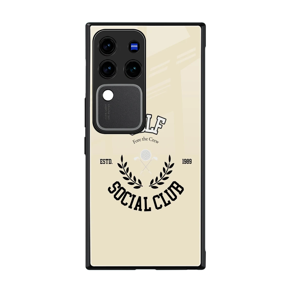 Golf Social Club back phone cover | glass case forvivo v30 pro