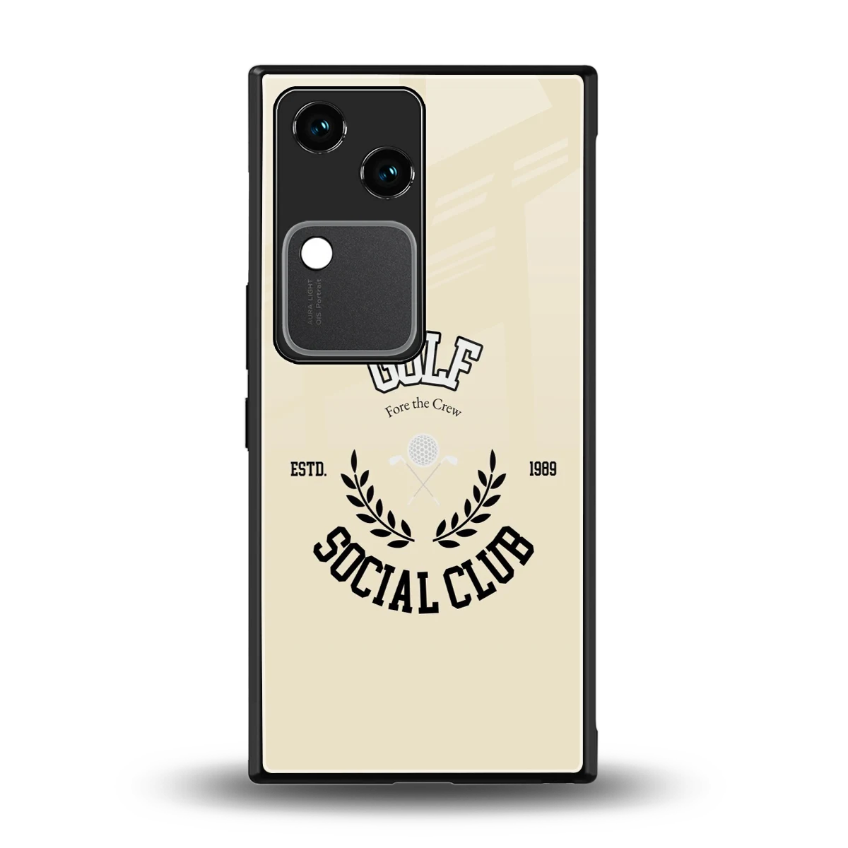 Golf Social Club back phone cover | glass case for vivo v30