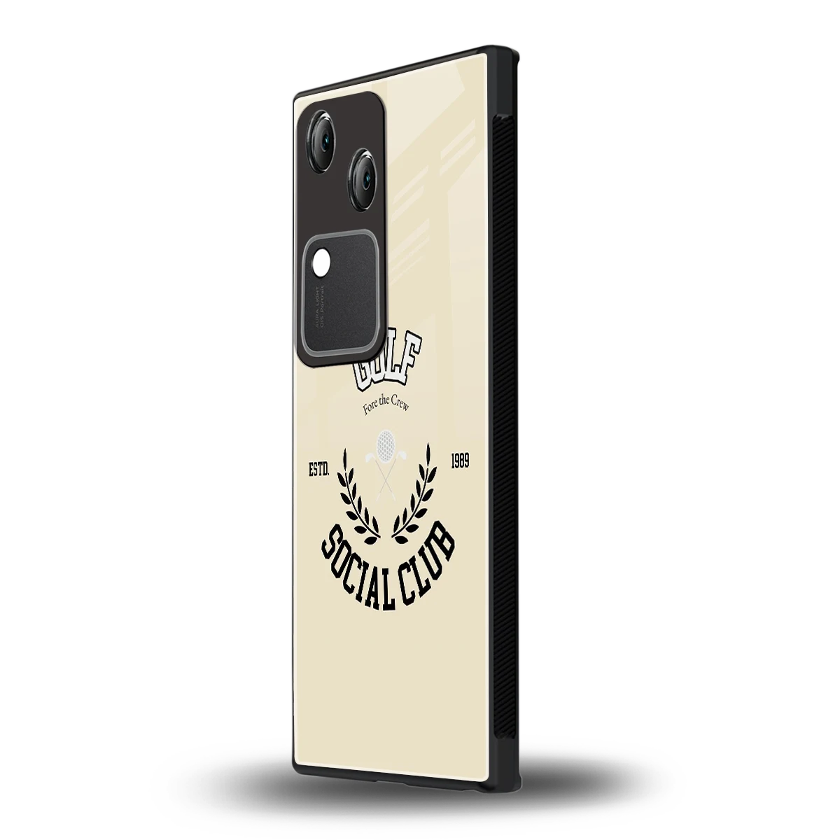 Golf Social Club vivo v30 mobile cover | shockproof glass phone case