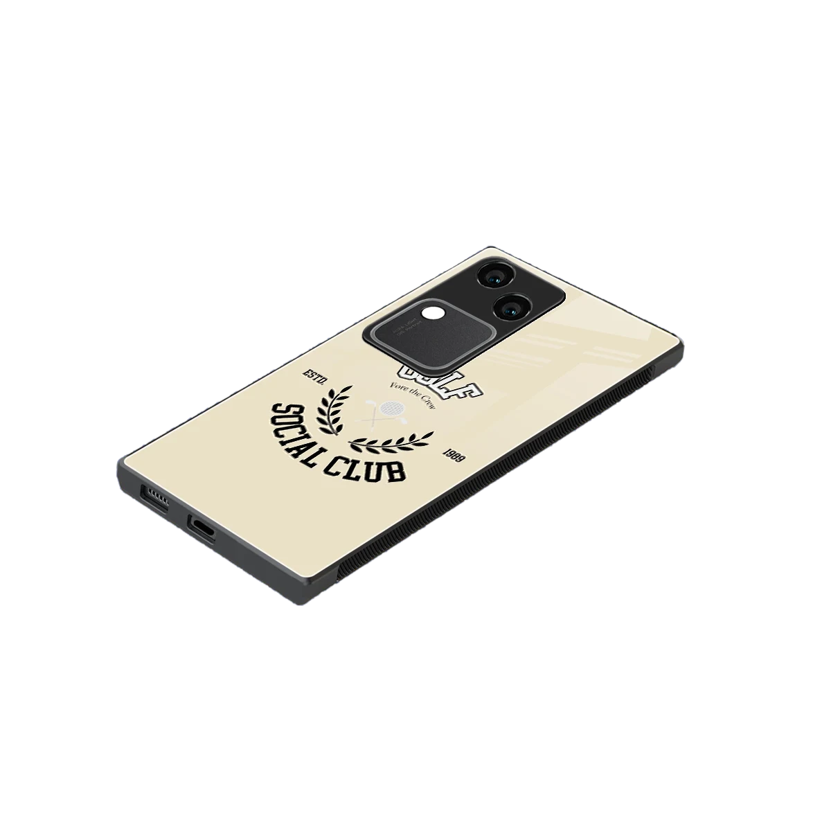 Golf Social Club stylish phone case for vivo v30 | glossy glass and slim fit