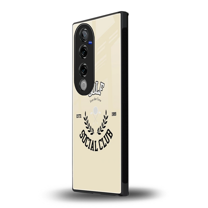 Golf Social Club vivo v40 pro mobile cover | shockproof glass phone case