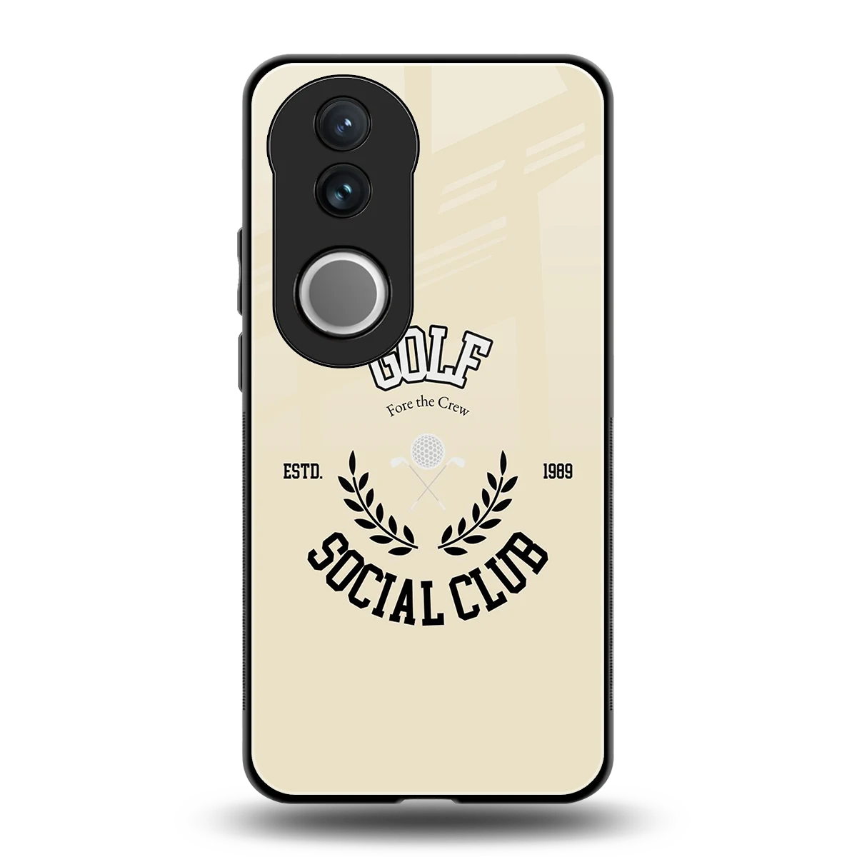 Golf Social Club back phone cover | glass case for vivo v50