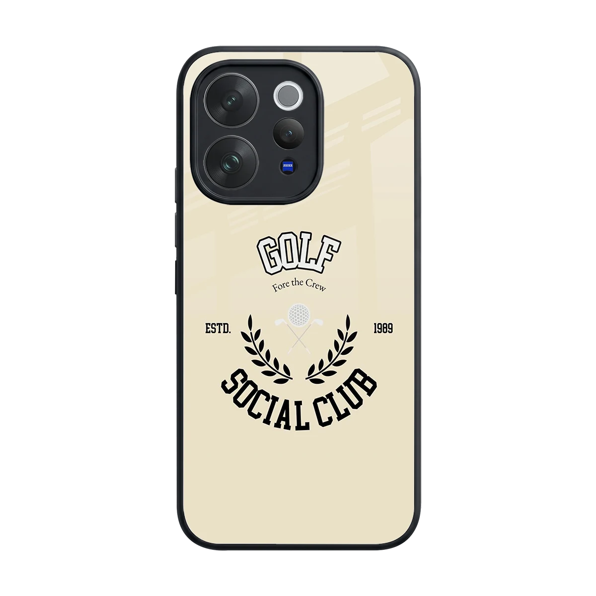 Golf Social Club back phone cover | glass case for vivo v70