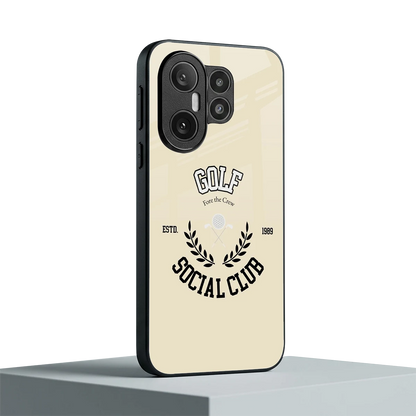 Golf Social Club vivo x200 fe mobile cover | shockproof glass phone case