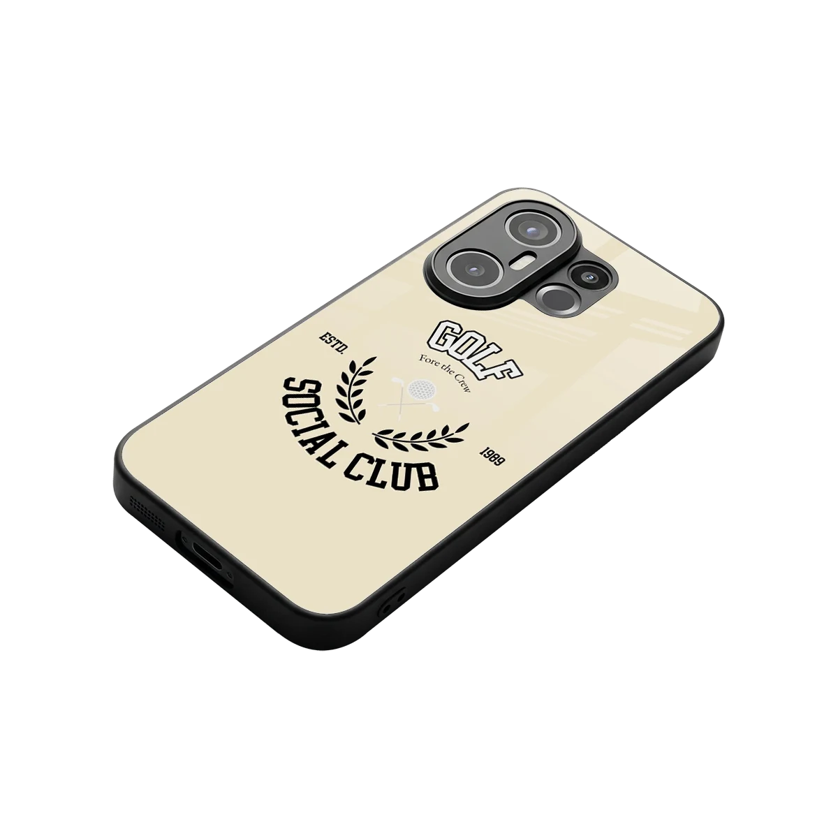 Golf Social Club stylish phone case for vivo x200 fe | glossy glass and slim fit