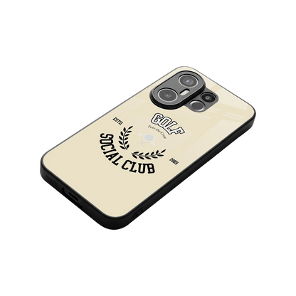 Golf Social Club stylish phone case for vivo x200 fe | glossy glass and slim fit